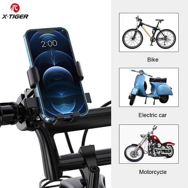 TEMU Anti-slip Mobile Phone Holder Mount For Outdoor Riding And Mountain Biking - Holds Your Phone For Convenience