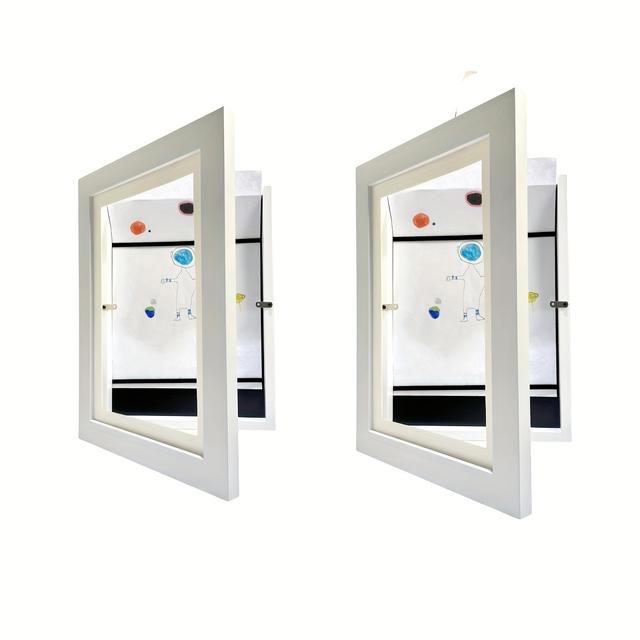 TEMU 2pcs Kids Art Frame Front Opening Changeable Kids Artwork Frames Great For Kids Drawings Storage Frames Children Art Projects Schoolwork Crafts A4 Hanging Art
