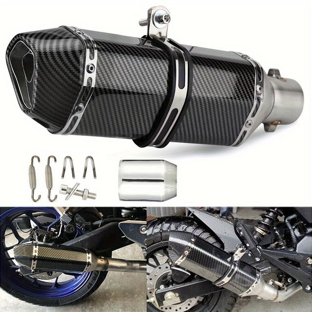 TEMU Universal Motorcycle Scooter Exhaust Escape Pipe Db Killer Gy6 Z750 250 Cb400 Cb600 Yzf Fz400
