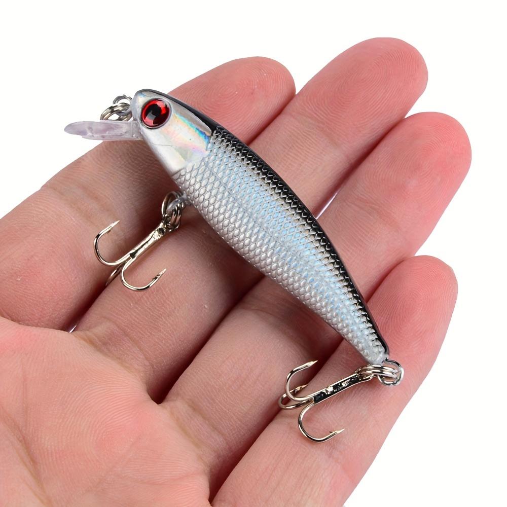 TEMU 1pc Minnow Lure Sinking Fishing Freshwater Trout Pike Lure Japan Fishing Lure Pesca Artificial Hard Bait Minnow