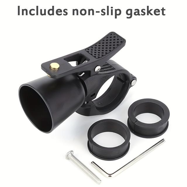 TEMU Vintage Bike Horn - Waterproof, High-decibel Safety Bell For Mtb And Road Bikes, Aluminum Alloy