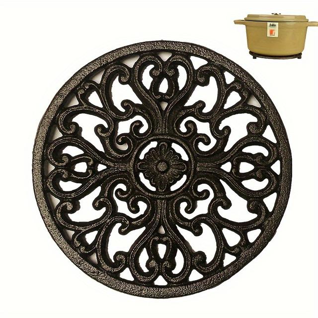 TEMU Högkvalitativ Köks Anti-Slip Matbord Isolering Pad Anti-Skållning Platta Gjutjärn Kreativ Grossist Europeisk Och Amerikansk Och Hållbar Grytunderlägg