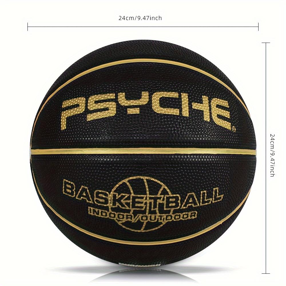TEMU Psyche " Basketball, Official Size 7 Rubber Ball For Outdoor And Indoor Use, Wear-resistant And Non-slip, Suitable For Both Indoor And Outdoor Play