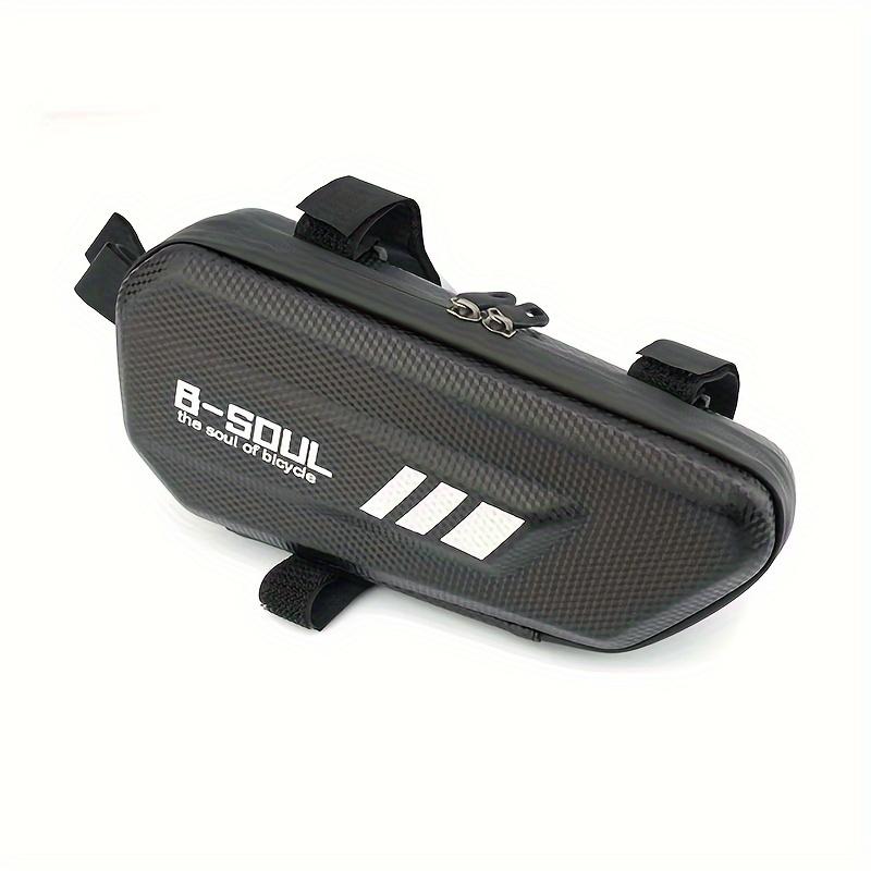 TEMU Motorcycle Tool Bag Hard Shell Triangle Side Case Bag, Bicycle Front Beam Bag, Riding Storage Bag, Motorcycle Side Storage Bag Waterproof&rainproof