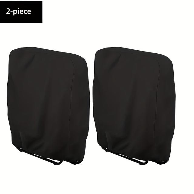 TEMU Black Folding Chair Cover | Suitable For Lounge Chairs And Sunshades | Durable Fabric | Usable In All