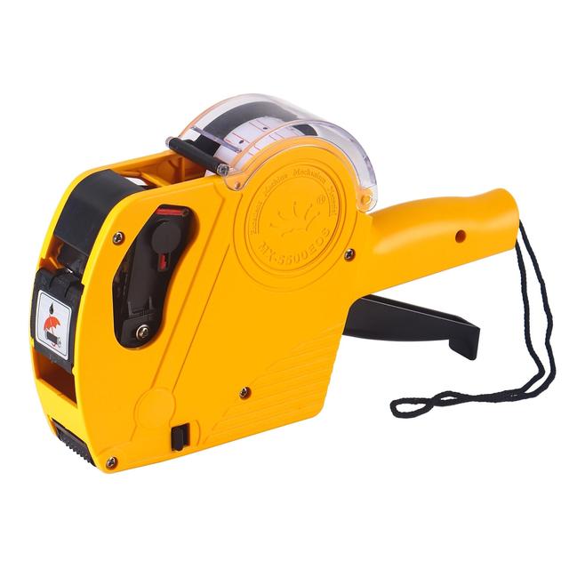 TEMU Yellow Mx-5500 New Row 8 Price Tag Kit For Grocery, Retail