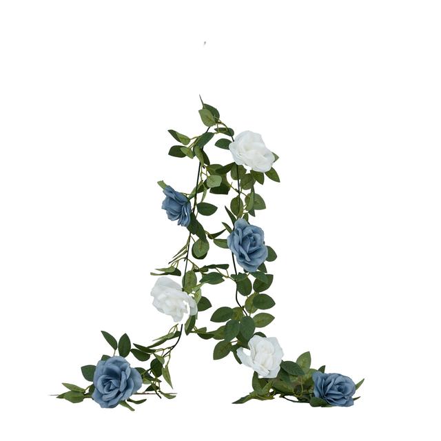 TEMU Elegante Artificial de Rosas de 6.5ft com - para Casamentos, Noivados & Decoração de Casa | Exibição de Mesa Versátil para Todas as