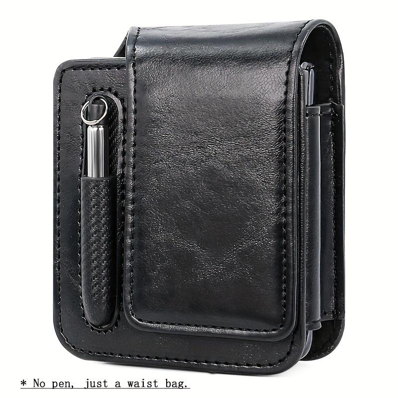 TEMU Sac étui de téléphone portable portable pour homme, ceinture d'extérieur, compatible avec Samsung, adapté pour Galaxy Z Flip 6 5 4