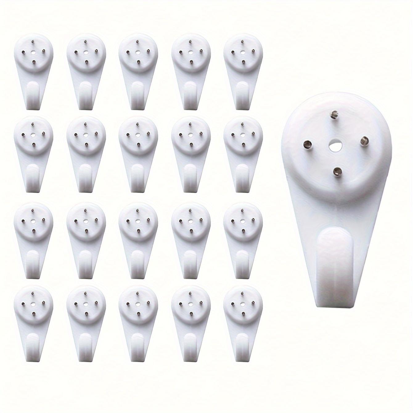 TEMU 20pack Invisible Traceless Nail, For Traceless Nail Wall Hanging Painting Without Punching Hole Strong Wedding Photo Special Invisible Photo Wall Ss