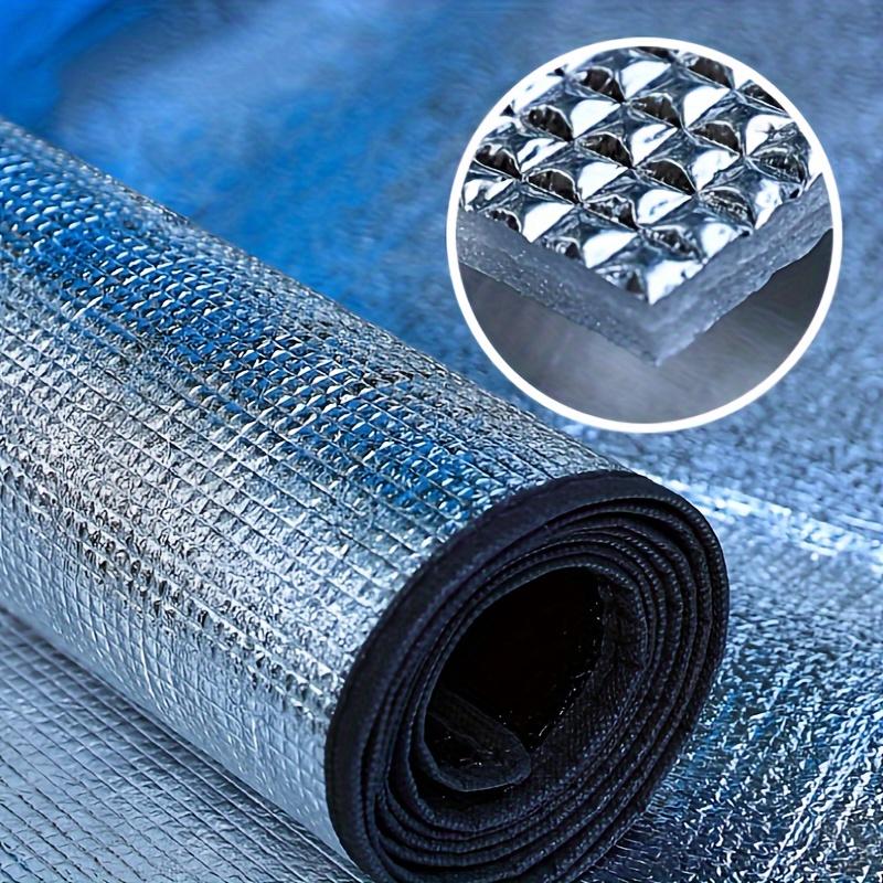 TEMU Thickened Aluminum Film Moisture-proof Mat Outdoor Picnic Mat Aluminum Foil Mat Beach Mat Camping Tent Sleeping Mat