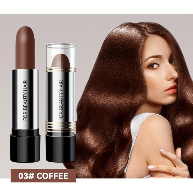TEMU Portable Disposable Hair Coloring Pen Long Lasting And Fast Temporary Hair Coloring To Cover White Suitable For All Hair Types