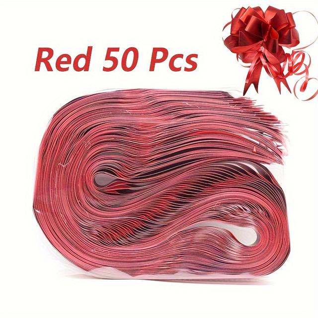 TEMU 50pcs Festive Valentines Day Pull Bows | Perfect For Gift Wrapping, Chinese New Year Party Decorating, Weddings, Parties, , Gift Packing Decoration, Made Of Plastic