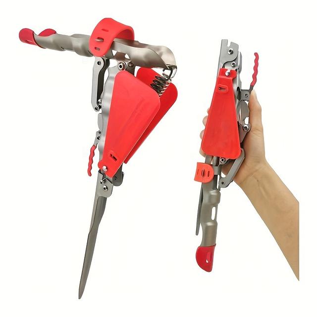 TEMU Adjustable Folding Fishing Rod Holder With , Automatic Fishing Rod Spring Holder, Frame, Adjustable Sensitivity Fishing Rod Holder, Fishing Gear