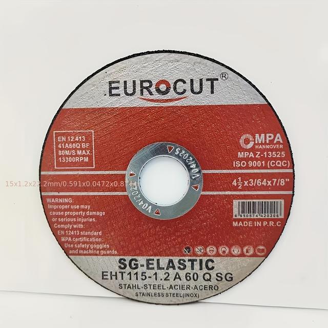 TEMU 5pcs de corte de corte de metal de uso 4-1/2-Polegada