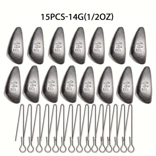 TEMU 5-teiliges Dovesun Angelgewichte-Set – Texas Rig, Swing Jig Köpfe, Ned Rig Gewichte und Wurmangelgewichte in verschiedenen Größen