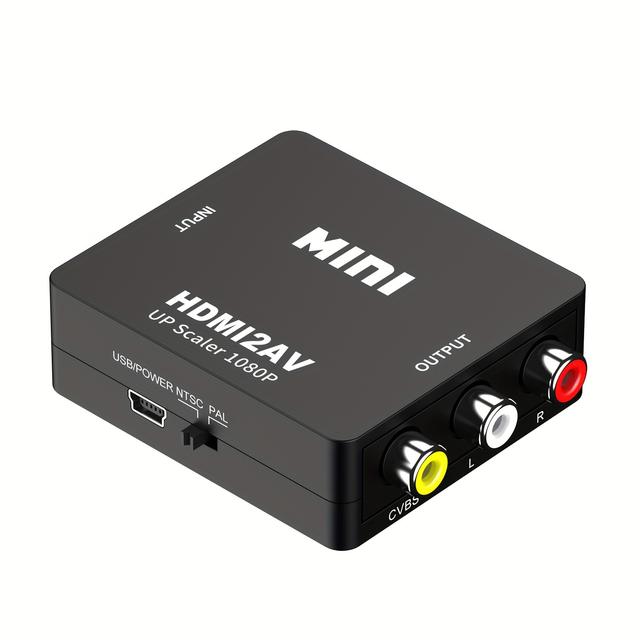 TEMU HDTV auf RCA Video Konverter Kabel zum Verbinden von Überwachungs-Set-Top-Boxen mit TVs in High Definition