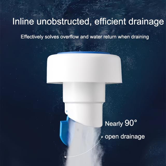 TEMU de vedação para mangueira de esgoto da de lavar roupa, de vedação para desodorante de sanitário, -odor e -inseto para vedação de esgoto, acessórios de banheiro