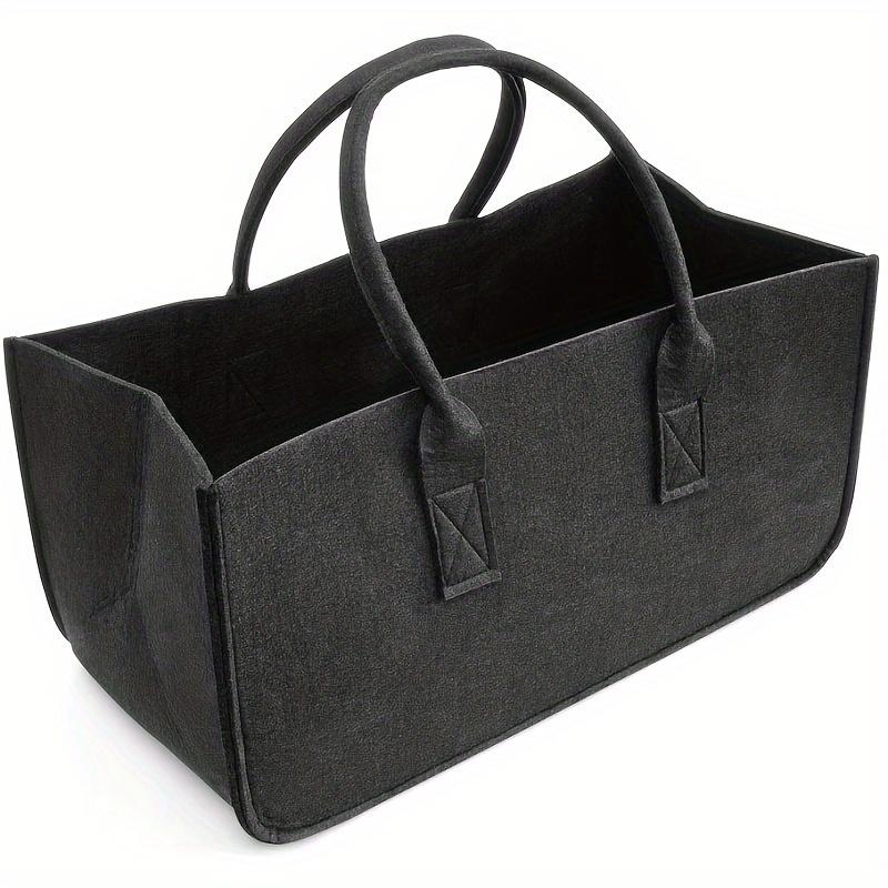 TEMU Promotional Felt Tote Bags For Gifts, Thick Felt Shopping Bags With Logo Printing