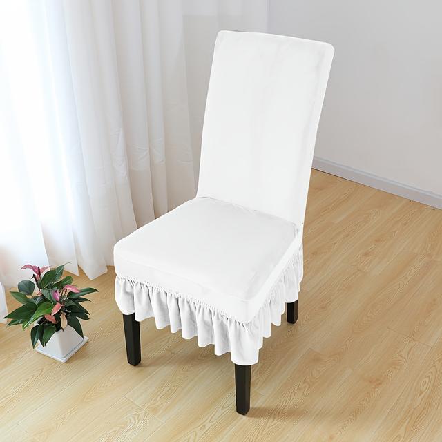 TEMU A Thickened Elastic Skirt Cover Set For Chairs Bedroom