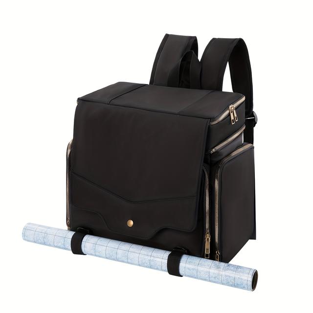 TEMU Mochila DND para , Bolsa de Juego para Juegos de Mesa, Bolsa de Viaje para Dados RPG, Pintura de Miniaturas, Almacenamiento para Fichas y Guías, Equipo de Mochila para Master