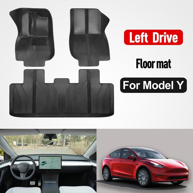 TEMU Fit For For 2021-2023 Floor Mats - 3pcs/6pcs, Car Interior Accessories, Car Front & Rear/ Trunk Mat (do Not Fit 7 Seats Car Models)