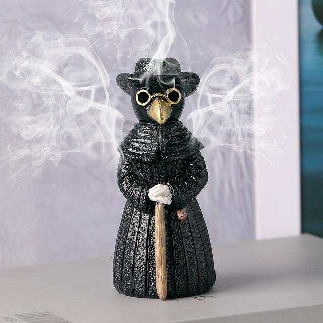 TEMU 1pc Estatuilla de de Resina Creativa, Porta Decorativo con de , Soporte para Aromaterapia