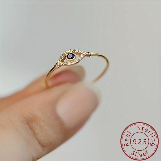 TEMU 約1.4gの高品質合成ジルコニアが輝く925ングシルバージオメリング女性用バンド