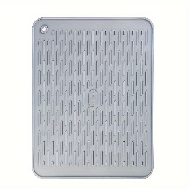 TEMU 1pc, Dish Drying Mat, Dining Table Protection Pad, Silicone Insulation Pad, Non-slip Pad, Cup Pad, Non-slip, Dining Table Mat, Kitchen Supplies