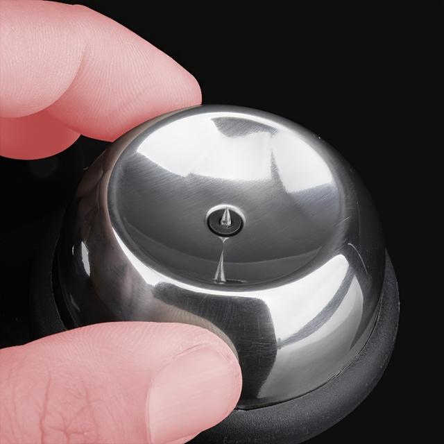 TEMU 1 ชิ้น ที่เจาะไข่สแตนเลสทนทานพร้อมตัวแยกรูหมุน - แยกไข่แดงได้อย่างง่ายดายสำหรับไข่ต้ม, ออกแบบตามหลักสรีรศาสตร์, ไม่ต้องใช้ไฟฟ้า, เครื่องมือครัวปลอดภัยต่ออาหาร