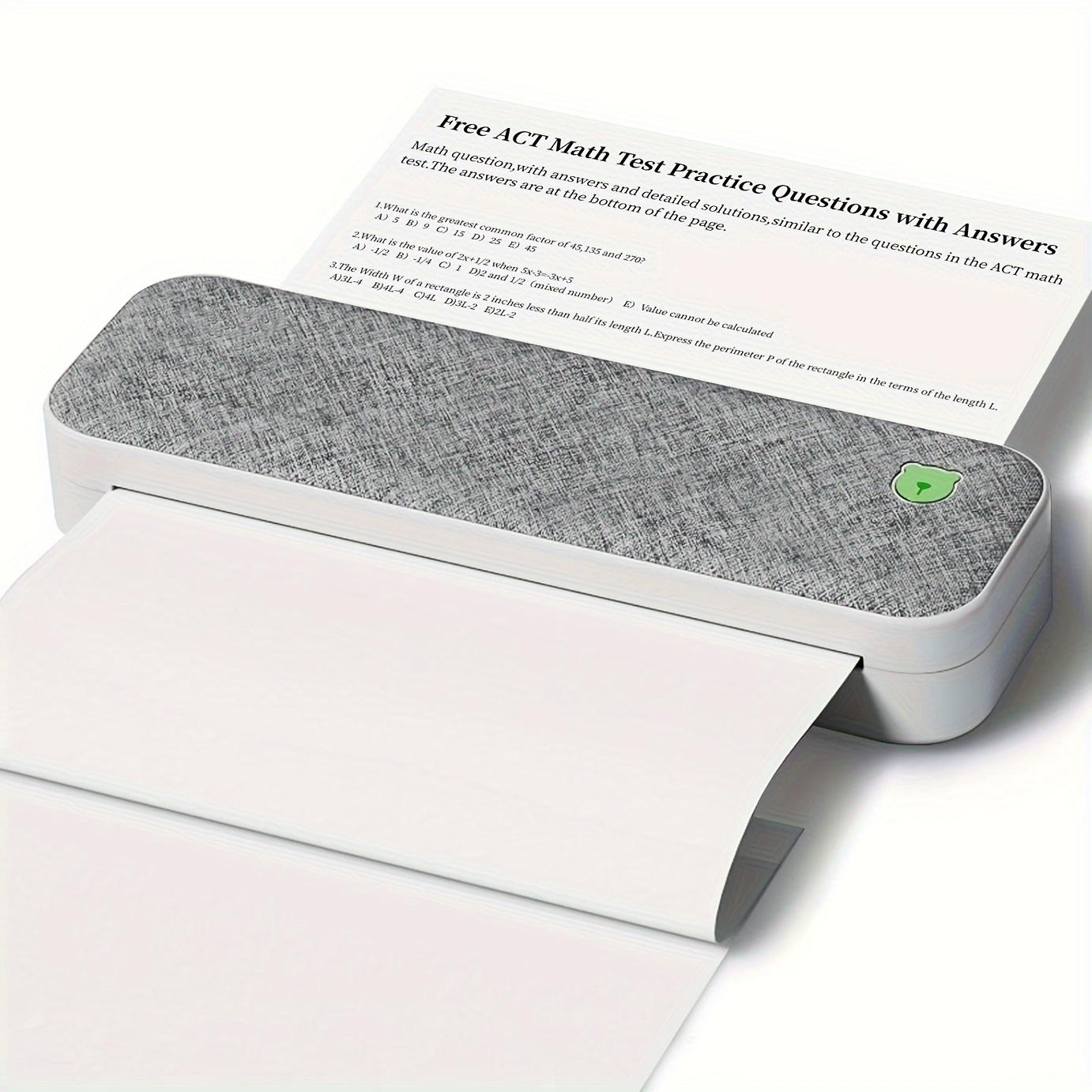 TEMU 100 Sheets Thermal Printer Paper, A4 Letter, Folded, Continuous, Perforated, Quick Dry For Pen, Compatible With Itp01/a40/m08f/mt800 Portable Thermal Printer