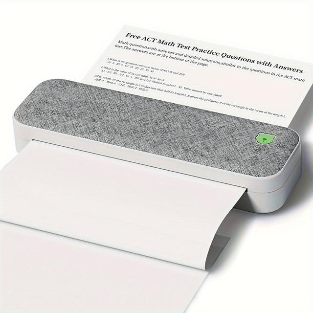 TEMU 100 Sheets Thermal Printer Paper, A4 Letter, Folded, Continuous, Perforated, Quick Dry For Pen, Compatible With Itp01/a40/m08f/mt800 Portable Thermal Printer