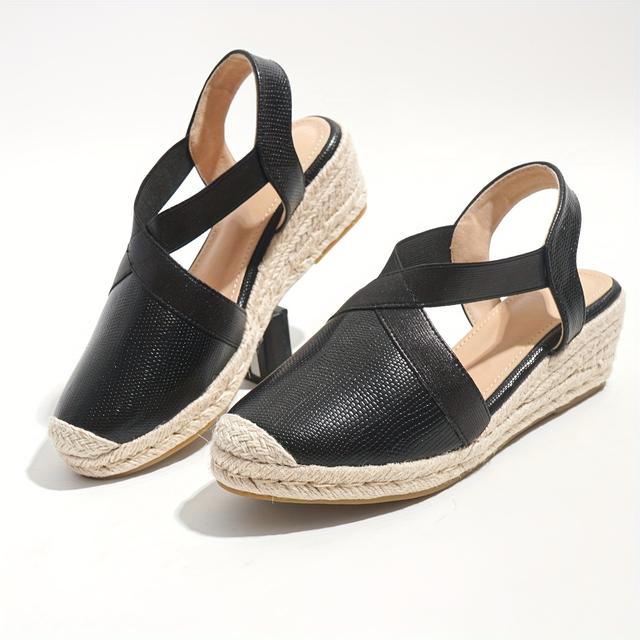 TEMU Chaussures Femme à Talon Compensé avec Semelle Pailletée et Imprimé , Chaussures pour Femmes