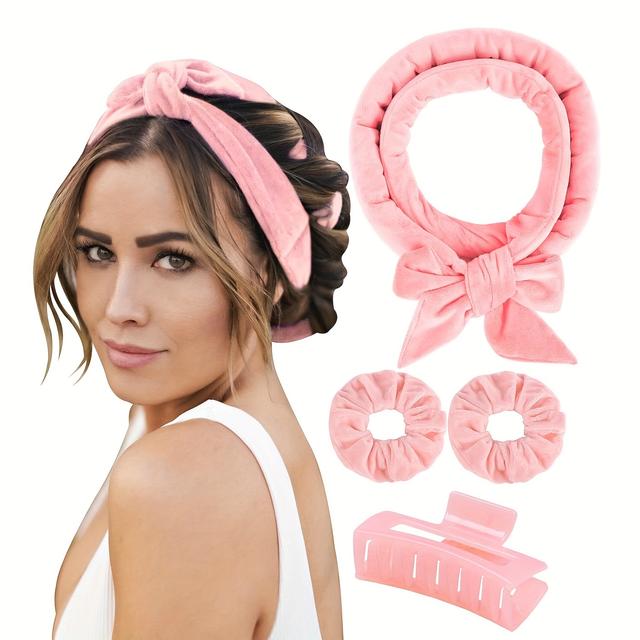 TEMU Manual Hair Curler - Easy-to-use, No Heat Needed For All Hair Types, Curling Iron