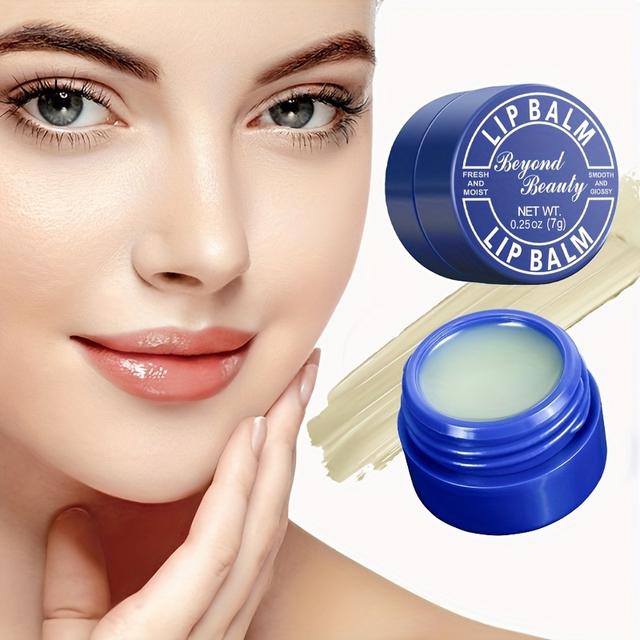 TEMU 2pcs Small Moisturizing Lip Balm, Nighttime Lip Care For Hydration, Long-lasting Lip Balm For Dry And Cracked Lips
