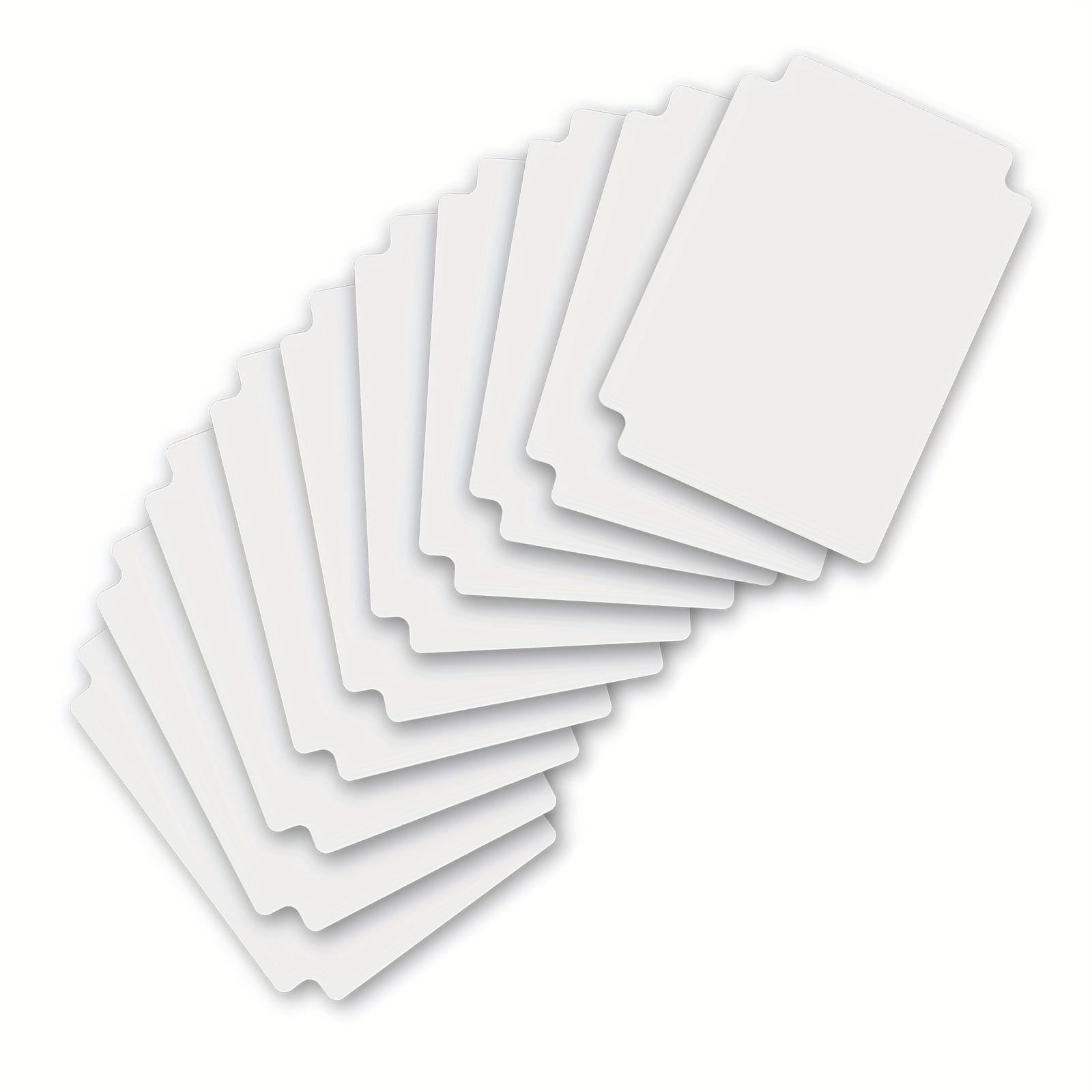 TEMU Separadores de Tarjetas de Intercambio de Plástico Premium con Etiquetas - 10/30/50pcs, Perfectos para Almacenamiento de Tarjetas de Juegos y Deportes, 2.75 x 3.76 Pulgadas
