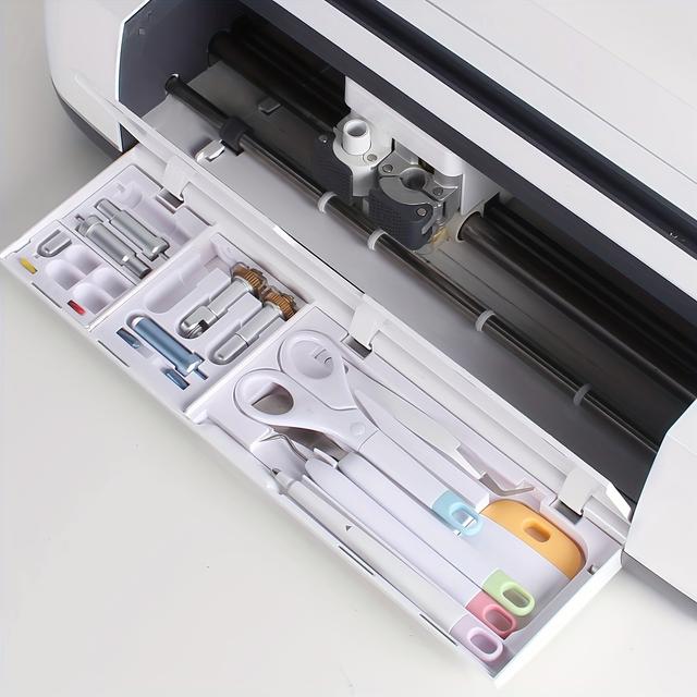 TEMU Tool Organizer For Maker 3 And Maker, Blade Storage Additions And Supplies For Cutting , Machine Organization And Storage Tools, Knife And Blade Bundle Organizer