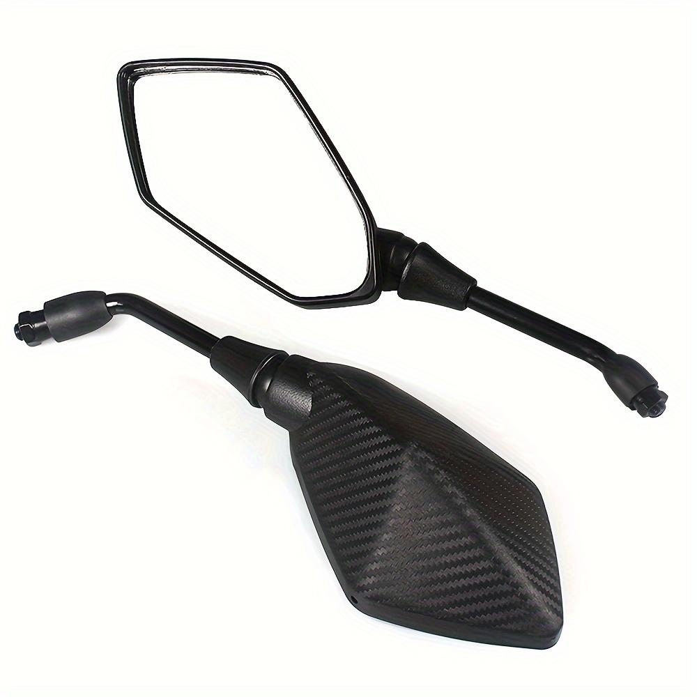 TEMU 2pcs Universal 10mm Motorcycle Rear View Mirrors Safety Mirrors, Motorcycle Rearview Side Mirrors Atv Utv Scooter Additions