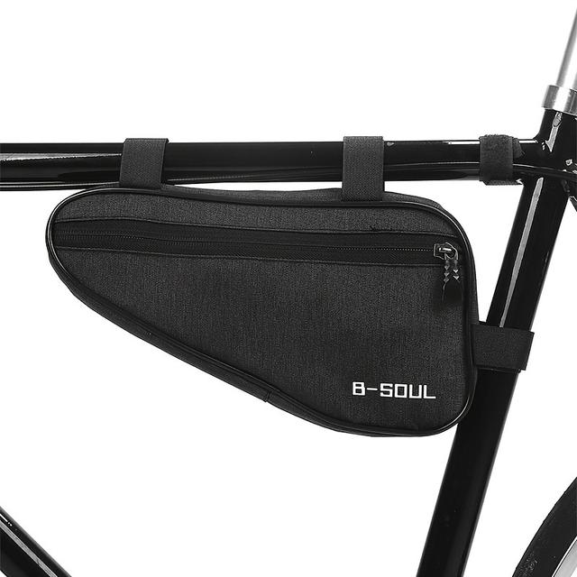 TEMU Bike Triangle Bag, Waterproof Bicycle Handlebar Bag, Portable Bike Top Tube Pouch, Outdoor Cycling Accessories