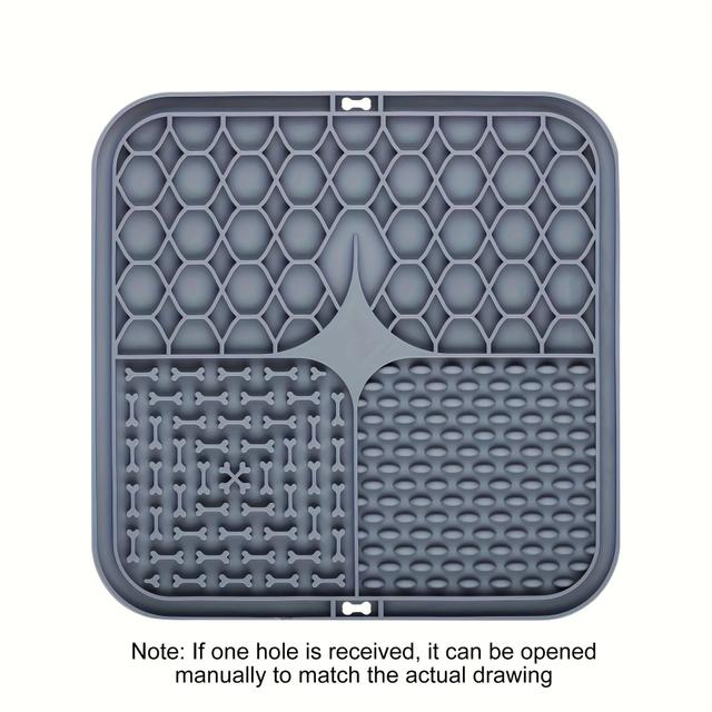 TEMU Areas For Pets For Gentle Licking And Slow Feeding With Suction Pads On