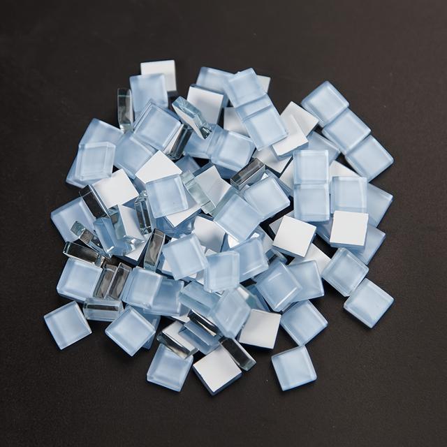 TEMU 250pcs 0.393 X 0.393 Inch (10 X 10mm) Vibrant Mosaic Glass - Diy Coasters, Home Decoration, Craft Projects, Vases, And Artistic Creation