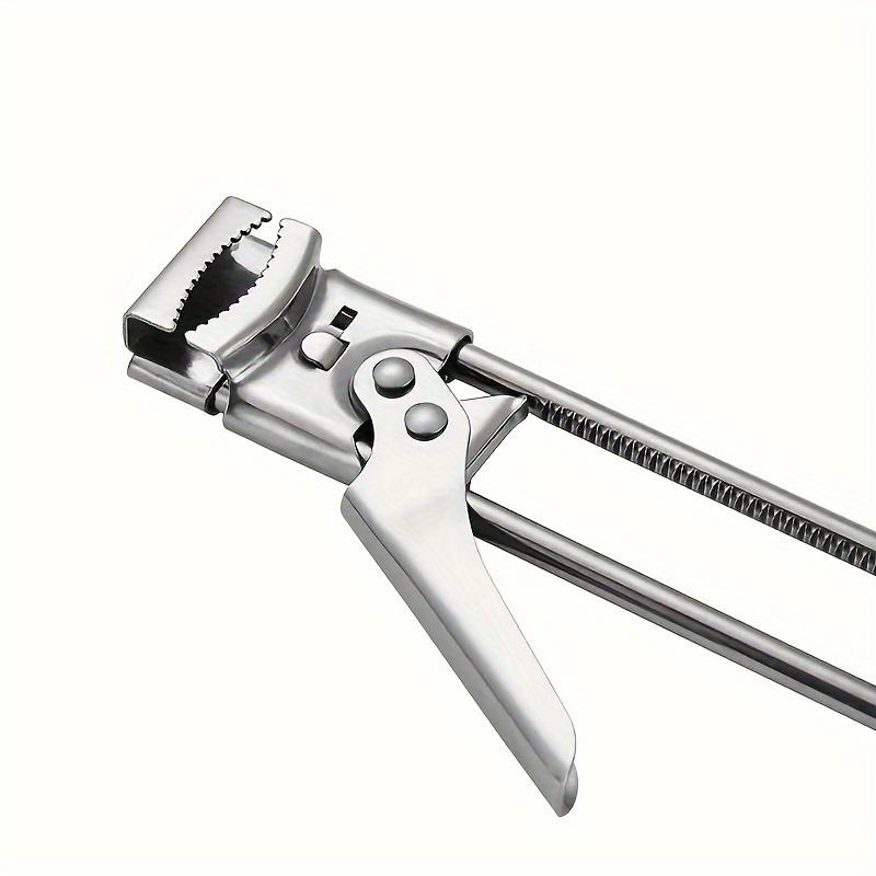 TEMU 1 Stainless Steel Labor-saving Bottle Opener With Anti-slip Adjustable Can Opener Twist Opener Kitchen Tool