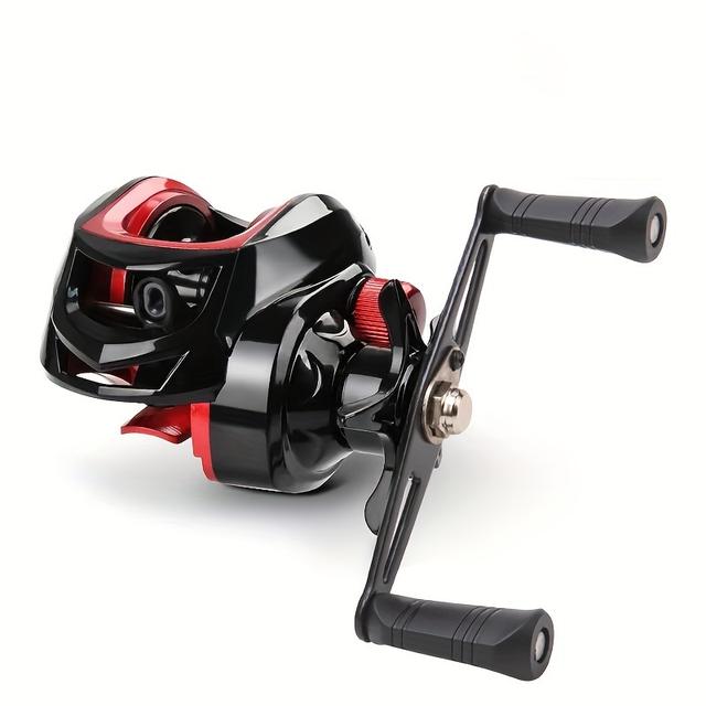 TEMU 1pc Billings Fishing Reel, 7.2:1 Gear Ratio, Plastic/metal Spool, 18+1bb, For Freshwater And Saltwater