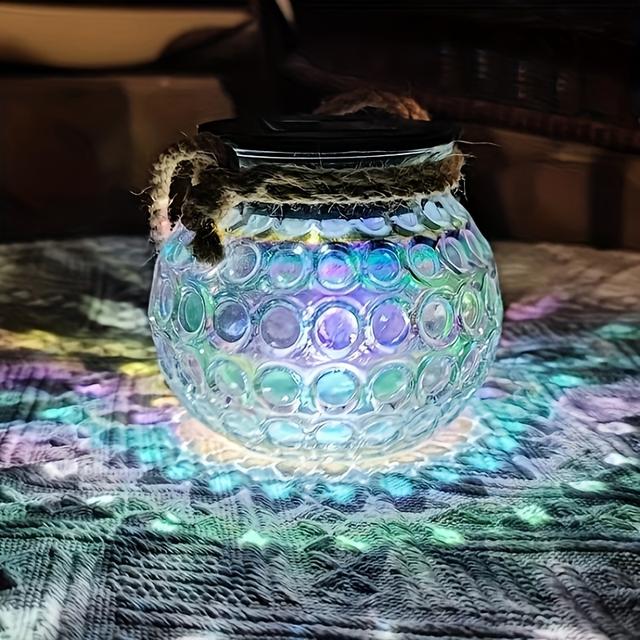 TEMU Solar Garden Lights In Starry Glass Jars, Mason Jar Lights For Outdoor Decoration, A Atmosphere In , Gardens, And .