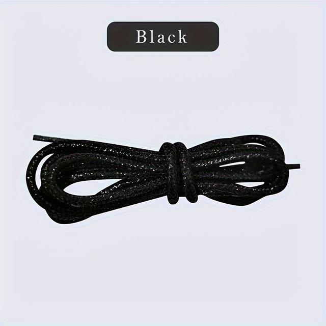 TEMU 1 Par de Zapatillas de Moda con Brillo y Colores, Cordones Dorados con para Zapatillas, Patines, Zapatos Deportivos y Botas