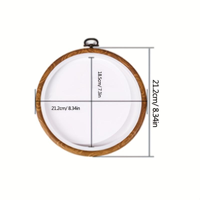 TEMU 1pc Embroidery Hoop Different Shapes For Crafts Sewing And Cross Stitch Embroidery Stand Auxiliary Tool Used Frame