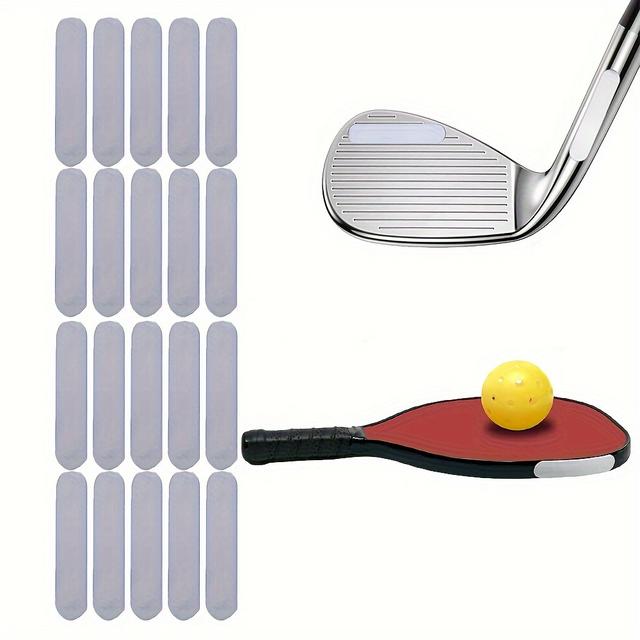 TEMU 20pcs Golf Weighted Lead Tape, Adhesive Lead Tape Strips For Golf Club Tennis Pickleball Racket