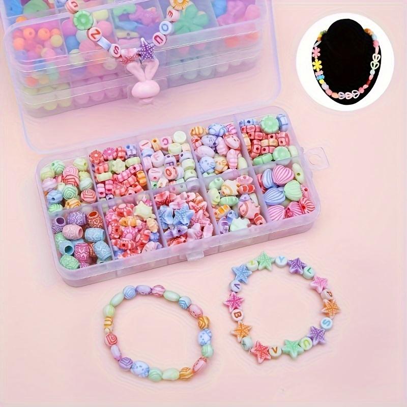 TEMU A Box Of Assorted Handmade Beads, For Handmade Necklaces, Bracelets, And Various Hanging Additions