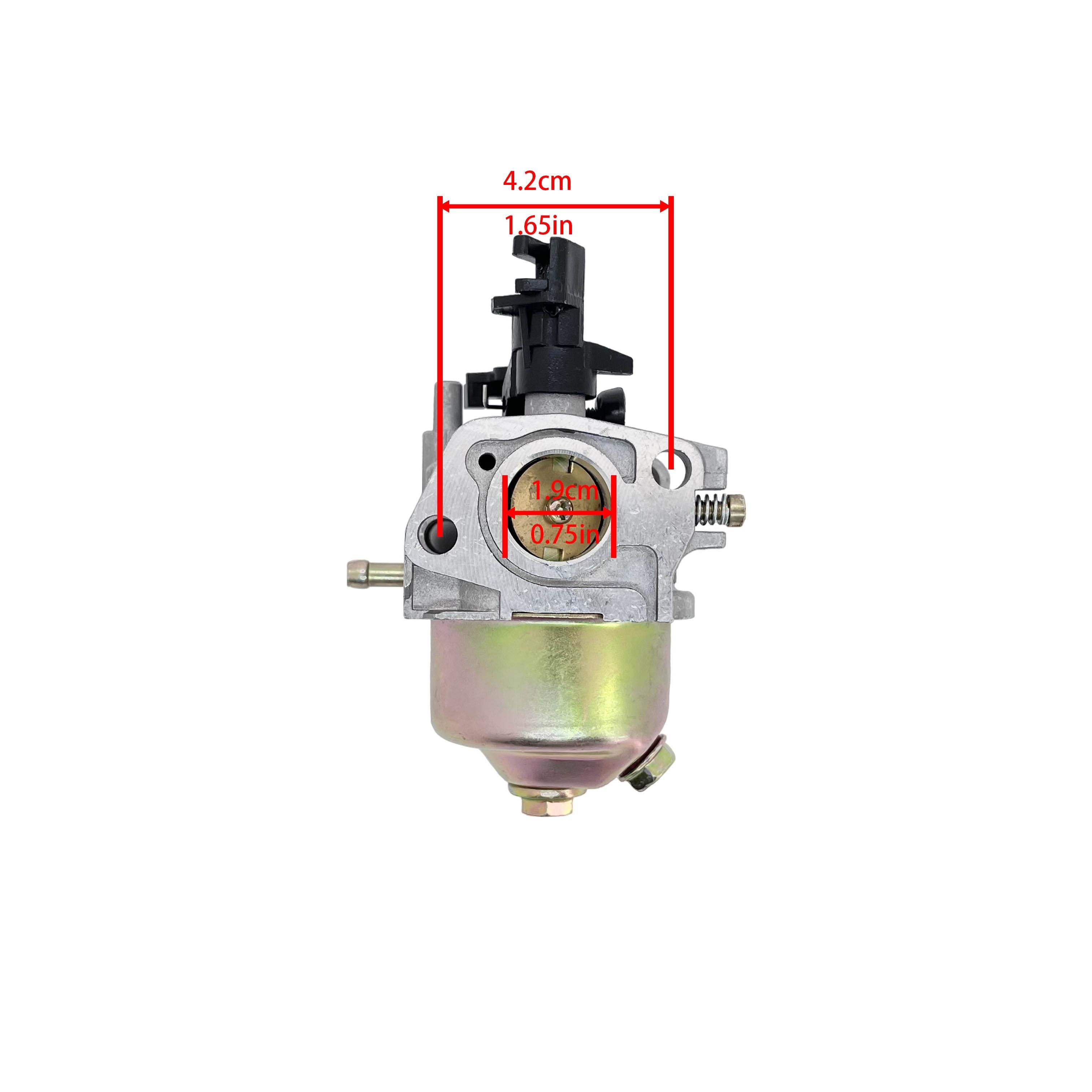 TEMU Vergaser 168F Kompatibel mit , GX200, 168F, 170F, 2KW, 3KW, 5.5HP und 6.5HP Benzin Generatoren, Ersatzteile für