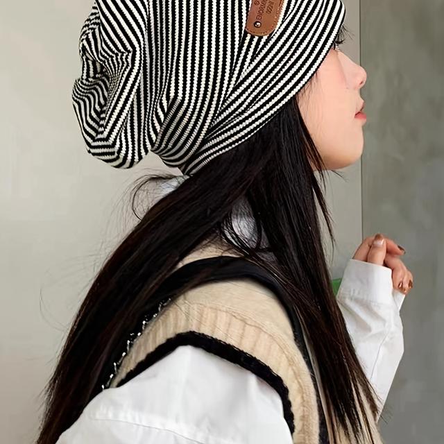 TEMU 1pc Women Solid Fashionable Slouchy Hat For Daily Life