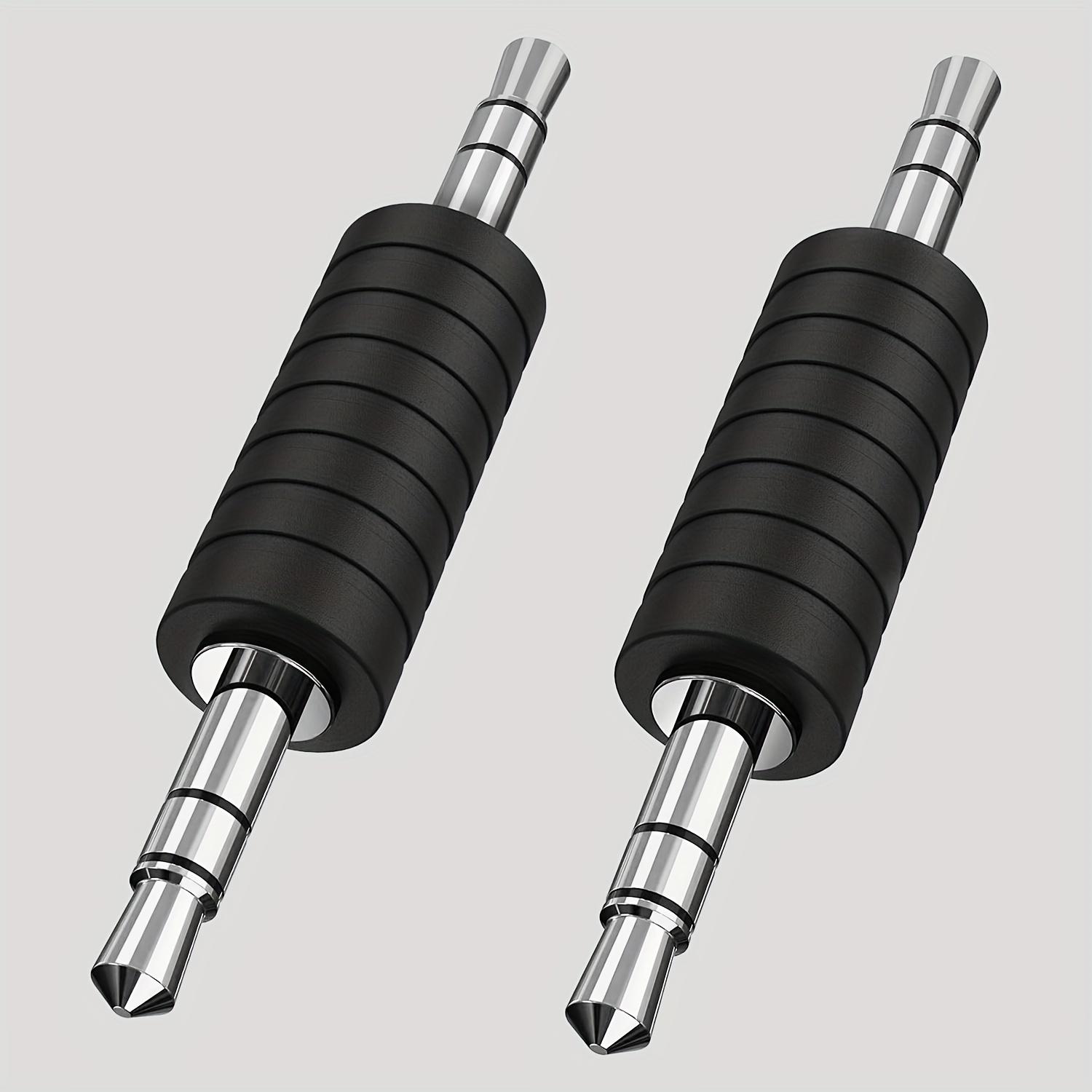 TEMU 3.5mm Male To Male Adapter Connector, 3.5mm 1/8" Ts Stereo Plug Adapter Compatible With , Wireless Receiver
